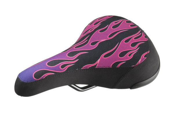 Sunday Flames Cruiser Railed Seat (Purple/Black)