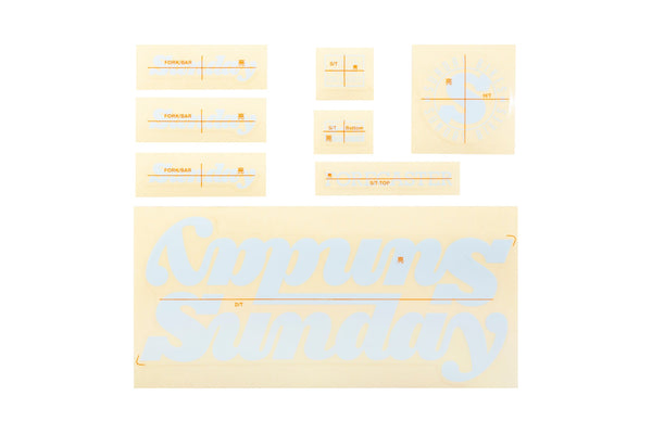 Sunday 2022 Forecaster Park - Maca Perez Grasset Sticker Kit