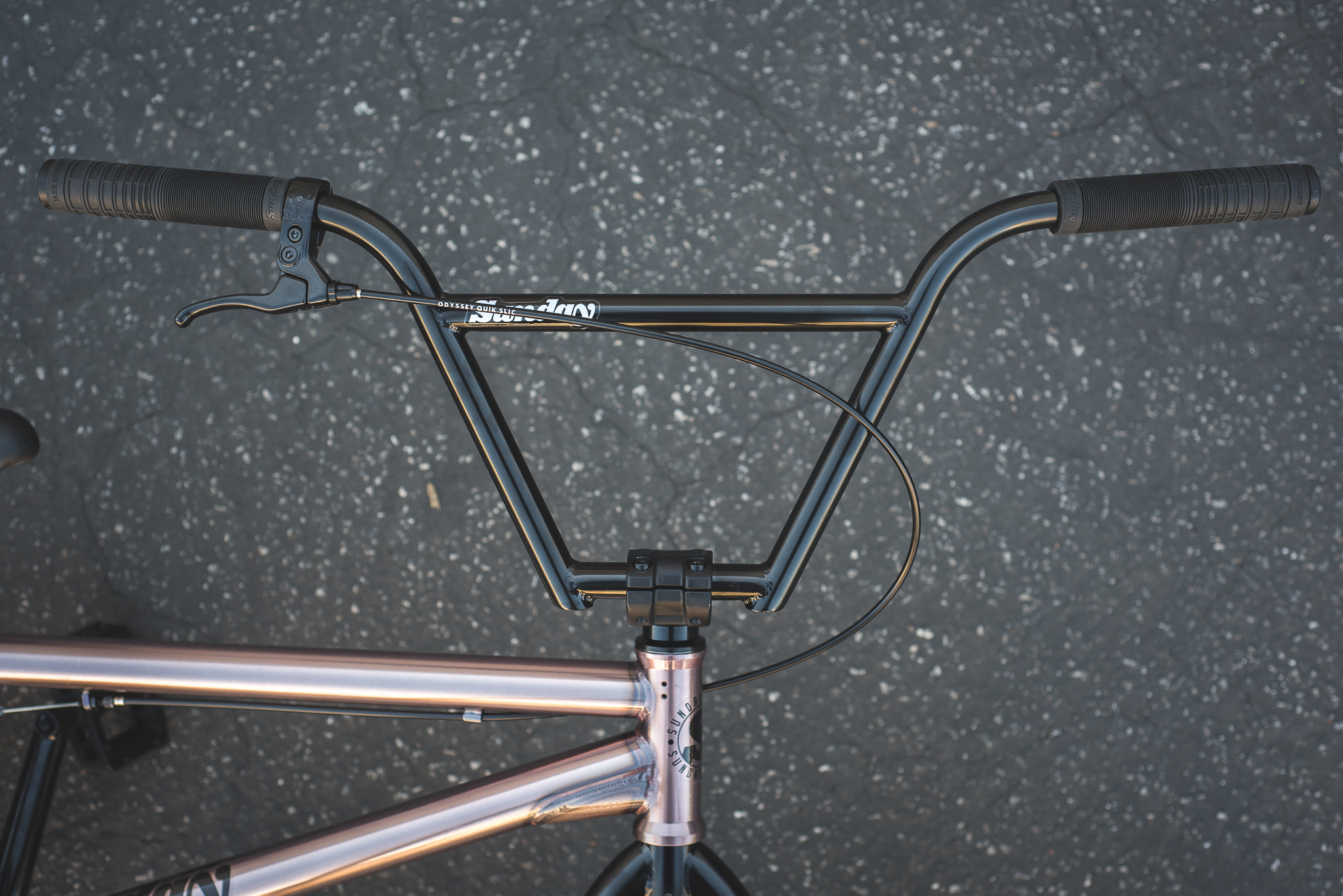 rose gold bmx bike